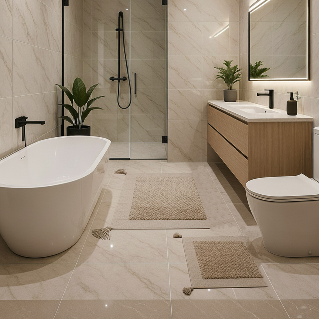 ensemble triabor exposé dans l'ambiance