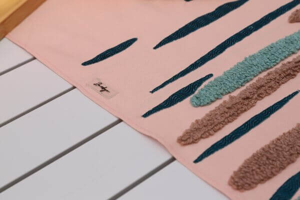 Wavy-Blou Chemin de table – Image 3