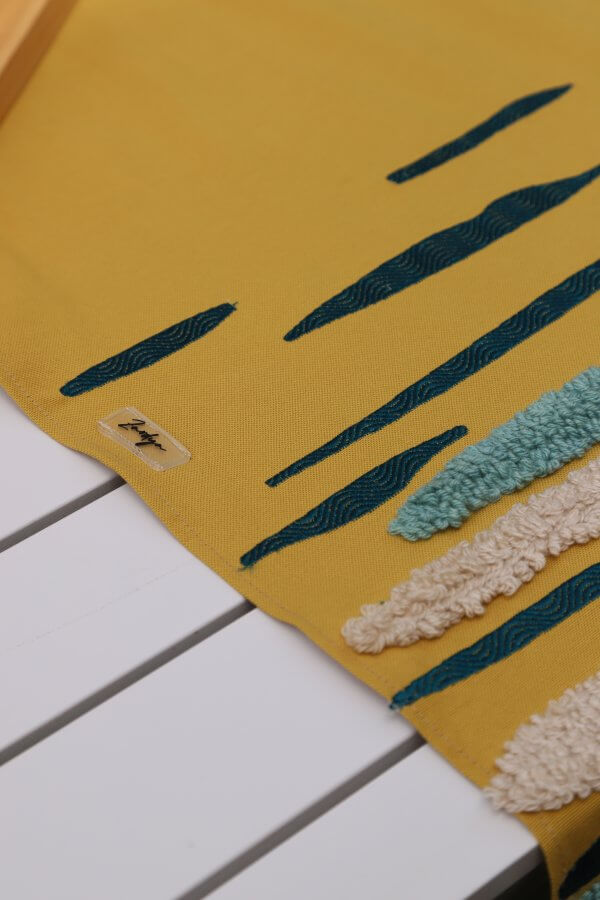 Wavy-Blou Chemin de table – Image 2