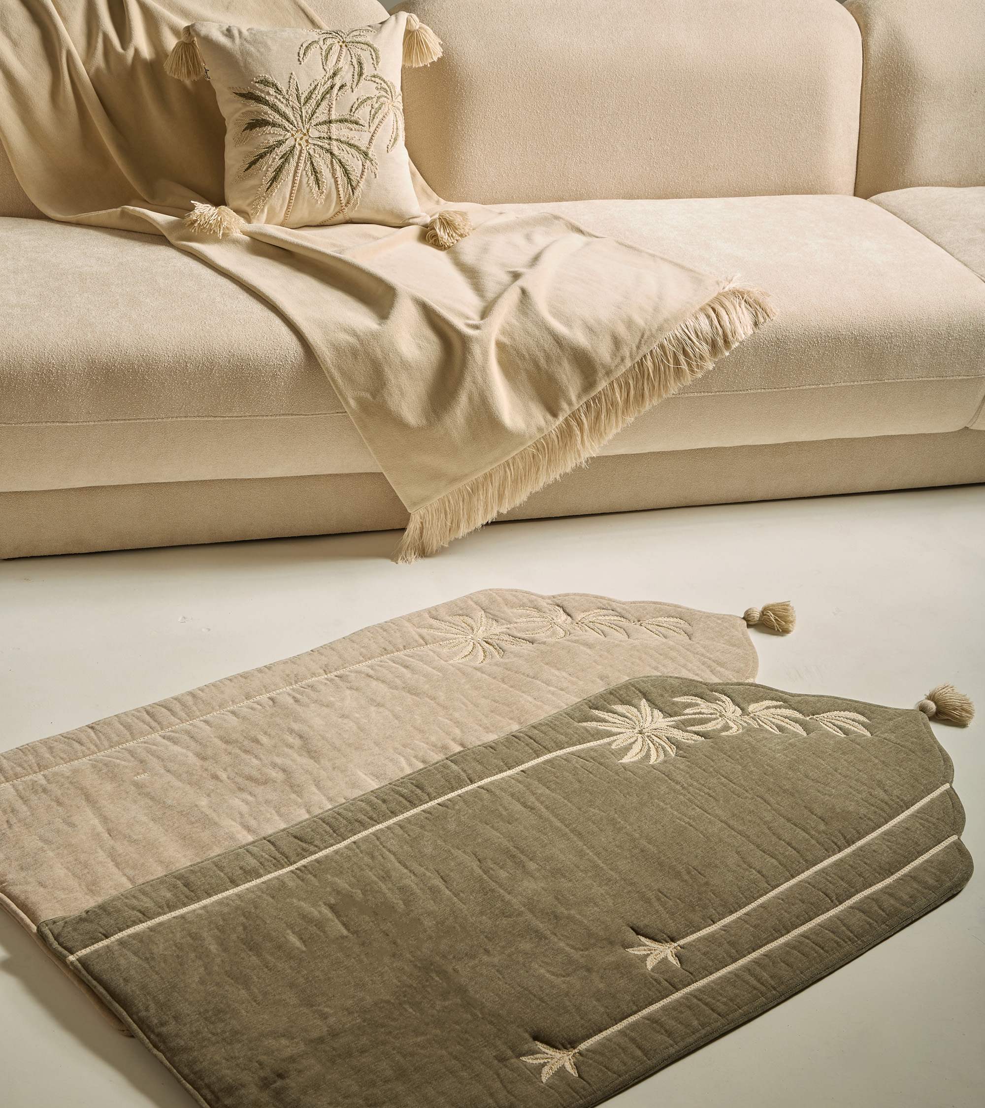 Rimel Tapis priére exposé dans l'ambiance